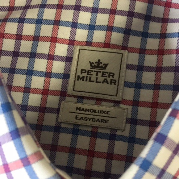 Peter Millar XL Checkered short sleeve shirt EUC - Picture 3 of 6